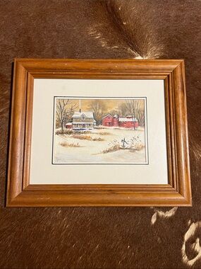 NEW BEDFORD MASS. LEO AMARAL PAINTING NEW ENGLAND VIEW